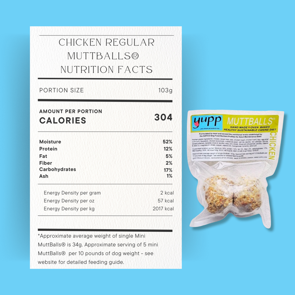 Chicken MuttBalls® Package