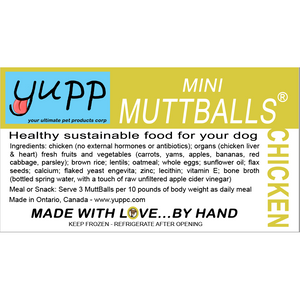 
            
                Load image into Gallery viewer, Chicken MuttBall Package
            
        