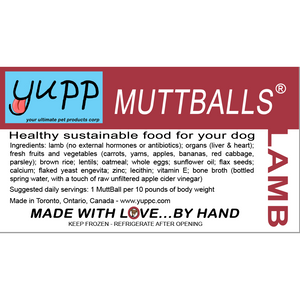 Lamb MuttBall Package